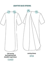 Load image into Gallery viewer, Ladies Adaptive Flannel Nightgown
