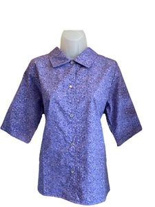 Ladies Adaptive cotton blend elbow sleeve blouse